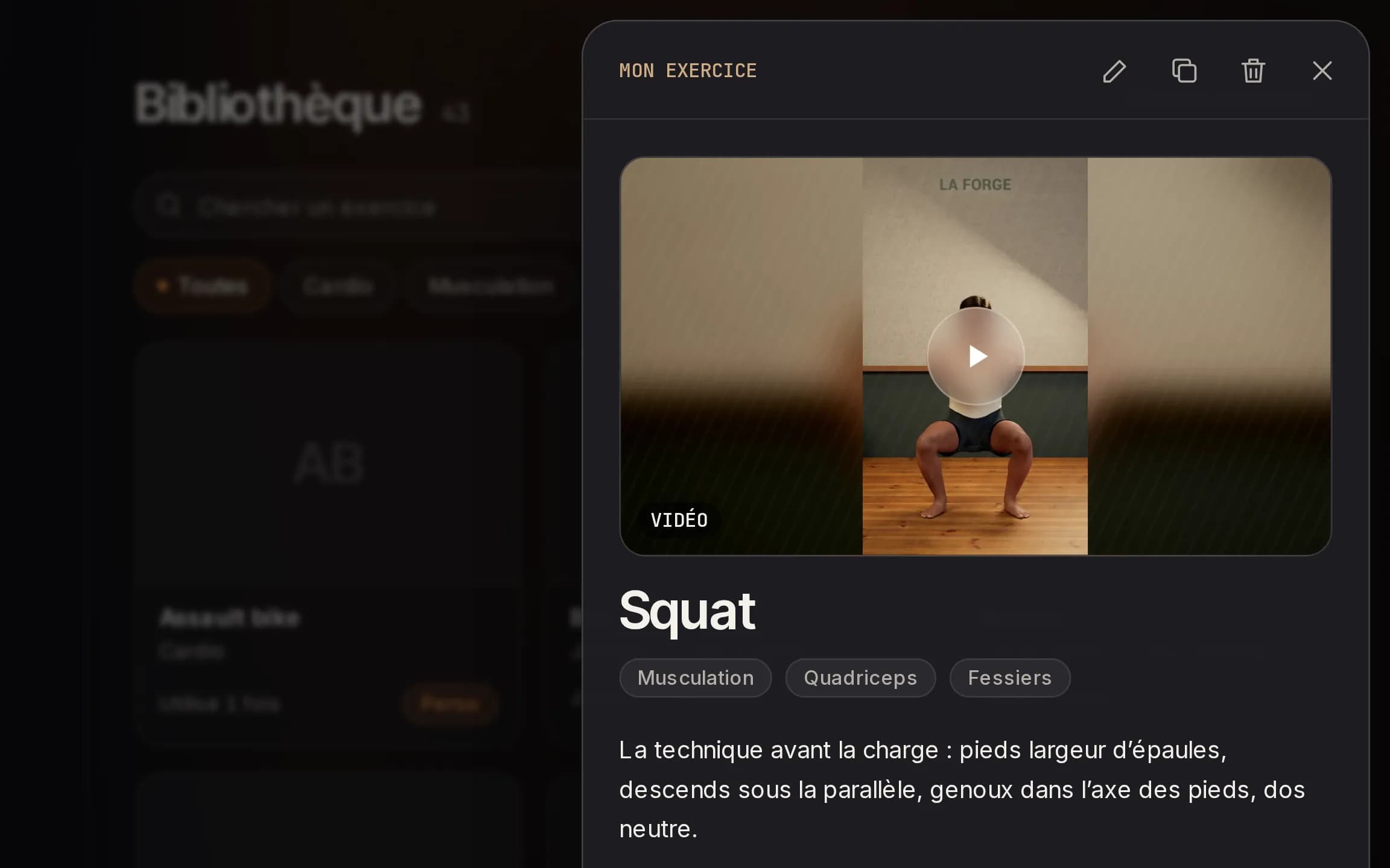 La bibliothèque : le squat de Camille, sa vidéo et sa consigne